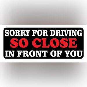 💕5/25💕Car Decals For Inconsiderate Motorists